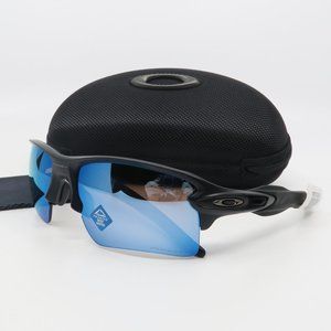 OO9188-58 Oakley Matte Black New Polarized Sunglasses FLAK 2.0 XL